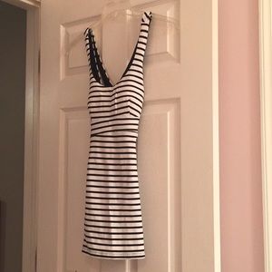 Never worn black and white tosko mini dress